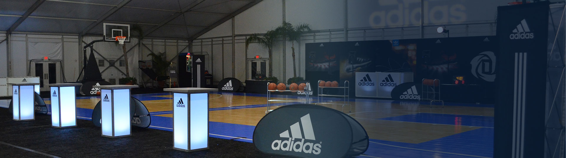 Adidas indoor basketball cour engagement services